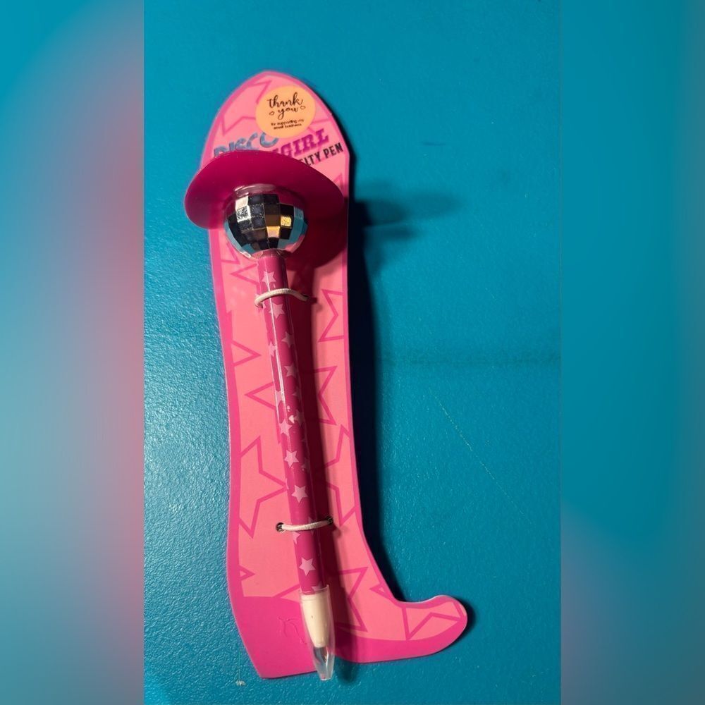 NEW! 5 x 7 Hold Your Horses 75 Page Journal & Disco Cowgirl Novelty Pen - Picture 4 of 6
